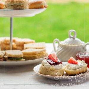 Afternoon Tea from Scumptious Deli & Simply Delicious caterers