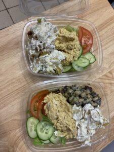 Coronation Chicken and Potato Salad Lunch Box