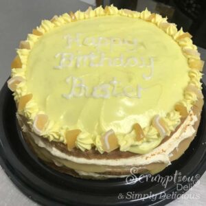 Lemon Curd Birthday Cake